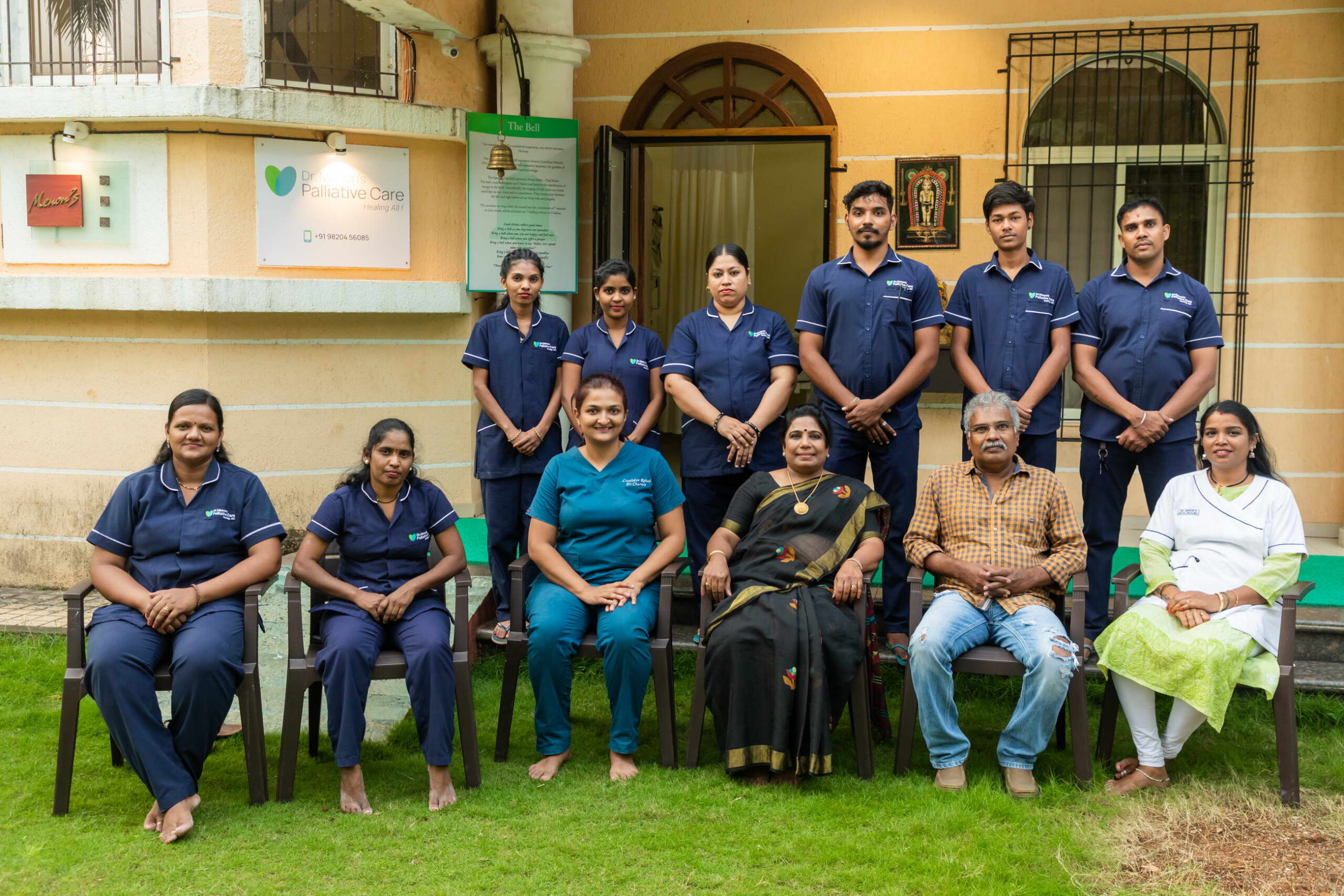 Dr.menon Palliative Care team